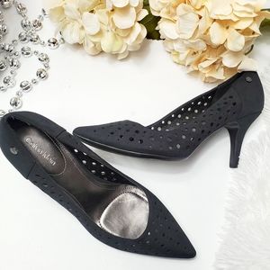 Calvin Klein black Pumps hells shoes size 9.5 M